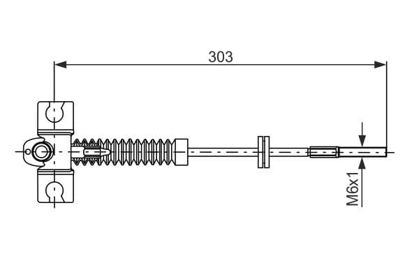 Bosch BC816 Fren kablosu 1
