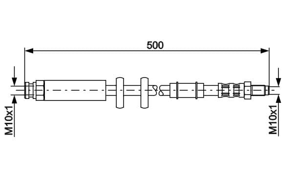 Bosch BH959 Fren boru hortumu; ön küçük görsel 5