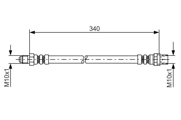 Bosch BH972 Fren hortumu küçük görsel 5