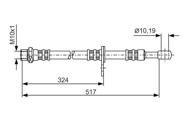 Bosch BH1032 Fren hortumu küçük görsel 5