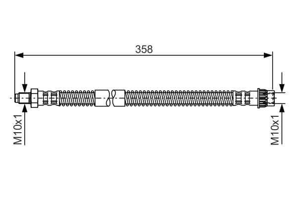 Bosch BH1044 Fren hortumu küçük görsel 5