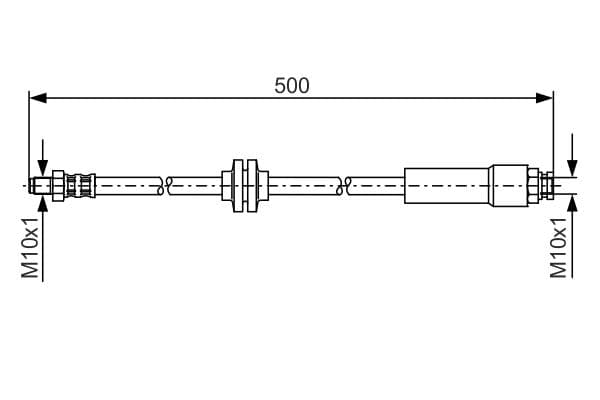 Bosch BH1064 Fren boru hortumu; ön küçük görsel 5