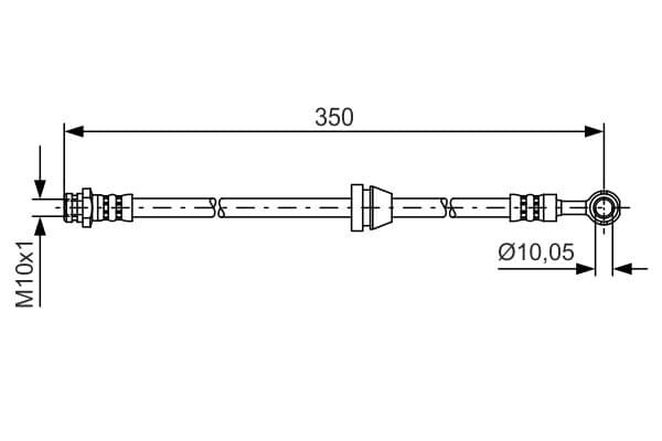 Bosch BH1276 Fren boru hortumu; ön küçük görsel 5