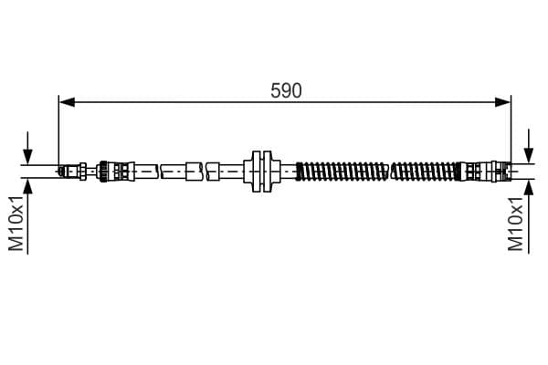 Bosch BH1402 Fren boru hortumu; ön küçük görsel 5