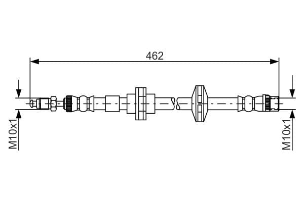 Bosch BH1618 Fren boru hortumu; ön küçük görsel 5