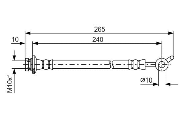 Bosch BH1454 Fren hortumu küçük görsel 5