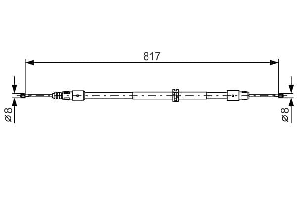 Bosch BC918 Fren kablosu 1