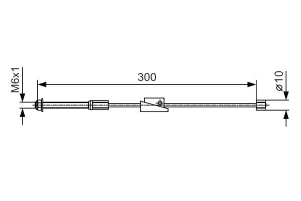Bosch BC1026 Fren kablosu 1