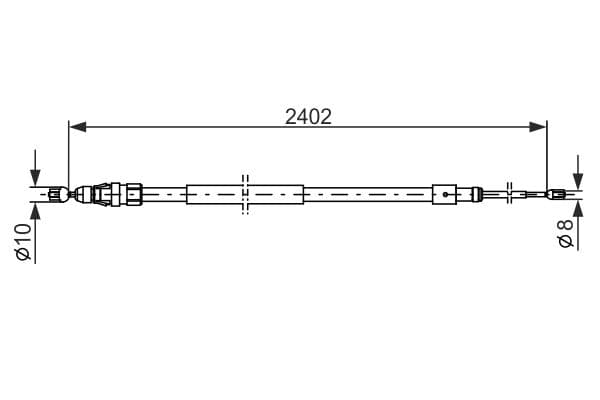 Bosch BC1160 Fren kablosu 1