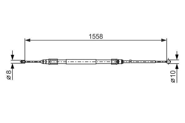 Bosch BC 1252 Fren kablosu 1