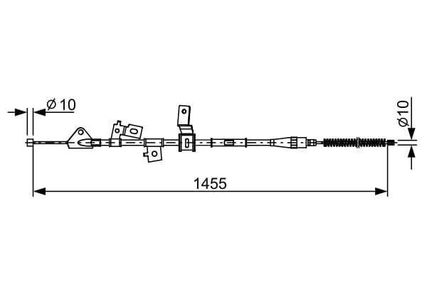 Bosch BC2648 Fren kablosu 1