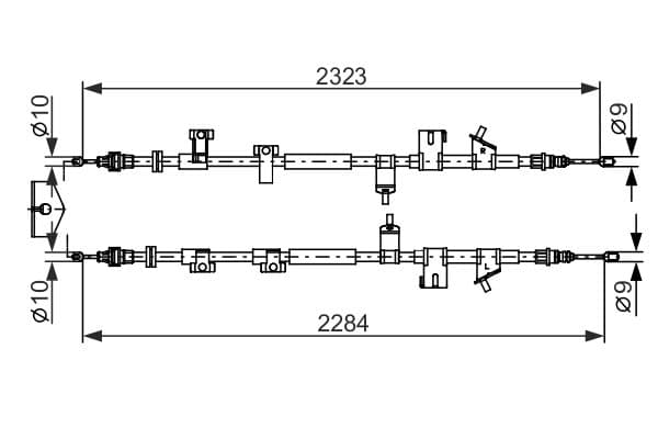 Bosch BC2667 Fren kablosu küçük görsel 5