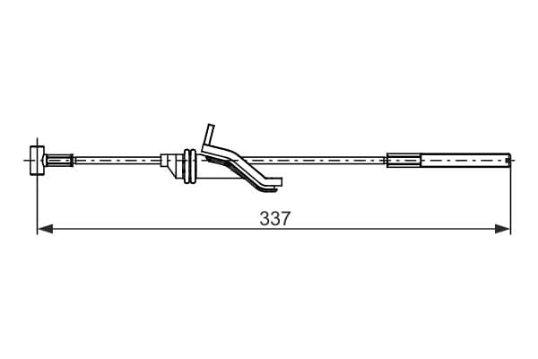 Bosch BC2743 Fren kablosu küçük görsel 5