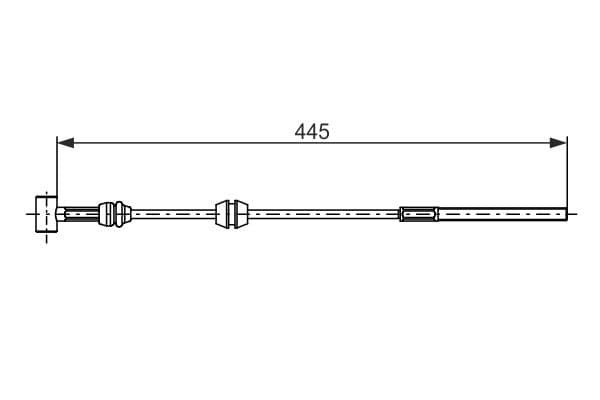Bosch BC2783 Fren kablosu küçük görsel 5