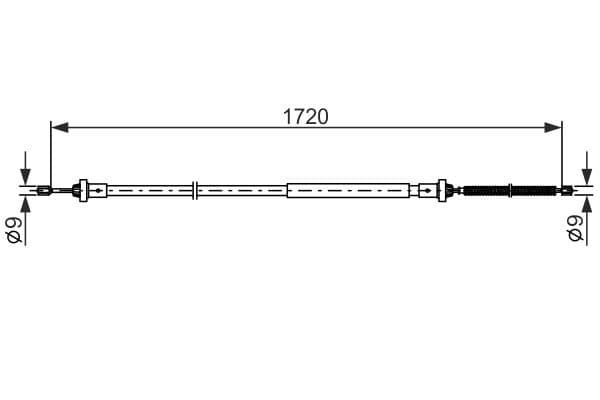 Bosch BC2831 Fren kablosu küçük görsel 5