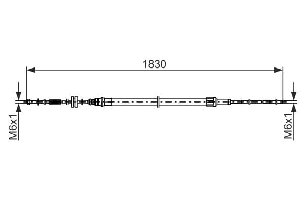 Bosch BC2863 Fren kablosu küçük görsel 5