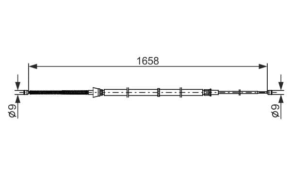 Bosch BC2865 Fren kablosu küçük görsel 5