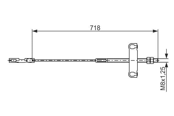Bosch BC2876 Fren kablosu küçük görsel 5