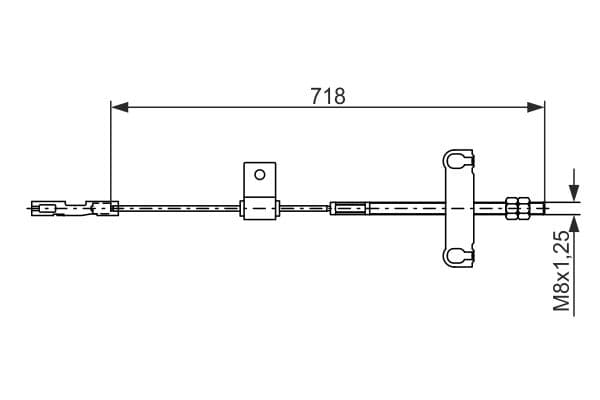 Bosch BC2877 Fren kablosu 1