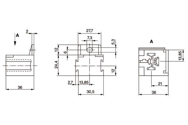 Bosch Elektrik Yedek Parça Röle soketi küçük görsel 6