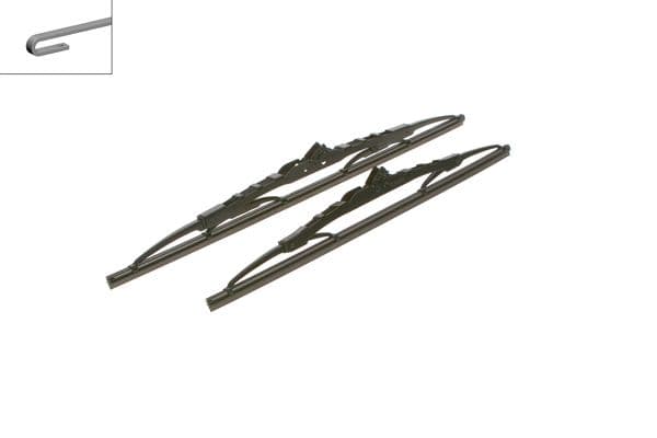 Bosch 472 Silecek lastiği, set 1
