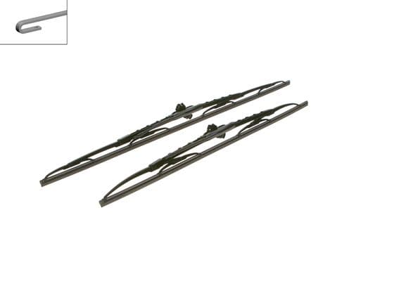 Bosch 725 Silecek lastiği, set küçük görsel 2
