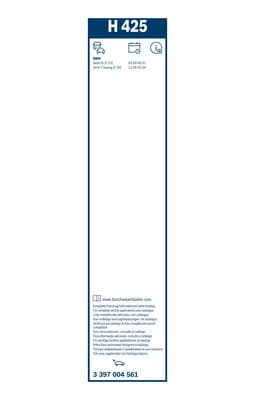 Bosch H 425 Cam silecek mesnedi, arka küçük görsel 6