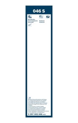 Bosch 046 S Spoiler silecek süpürgesi, Set küçük görsel 6
