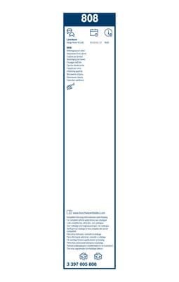 Bosch 808 Silecek lastiği, set küçük görsel 6