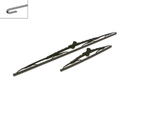 Bosch 654 Silecek lastiği, set 1