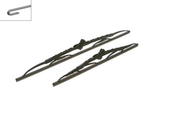 Bosch 552 Silecek lastiği, set 1
