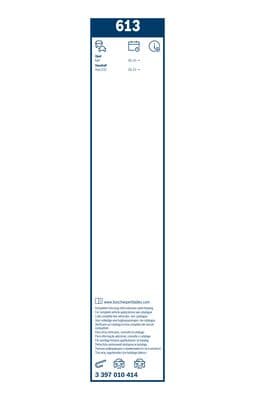 Bosch 613 Silecek lastiği, set küçük görsel 6
