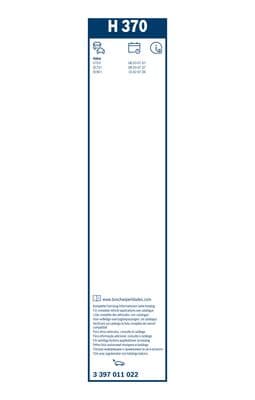 Bosch H 370 Cam silecek mesnedi, arka küçük görsel 6