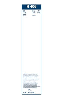 Bosch H 406 Cam silecek mesnedi, arka küçük görsel 6