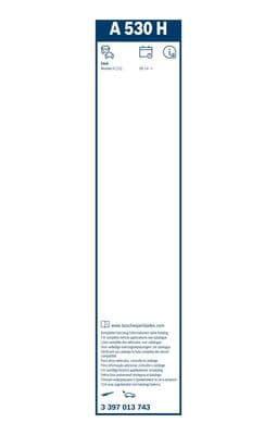 Bosch A 530 H Aerotwin silecek, Arka küçük görsel 3