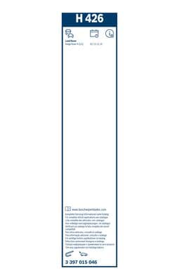Bosch H 426 Cam silecek mesnedi, arka küçük görsel 6