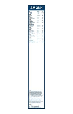 Bosch AM 38 H Aerotwin silecek, Arka küçük görsel 3
