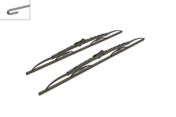 Bosch 551 Silecek lastiği, set 1