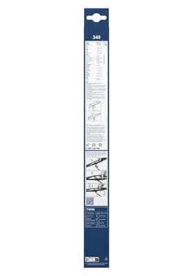 Bosch 340 Silecek lastiği, set küçük görsel 7