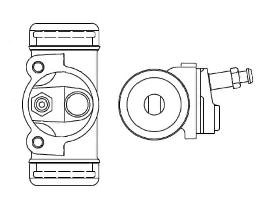 Bosch WC2385 Tekerlek fren silindiri; Arka küçük görsel 5