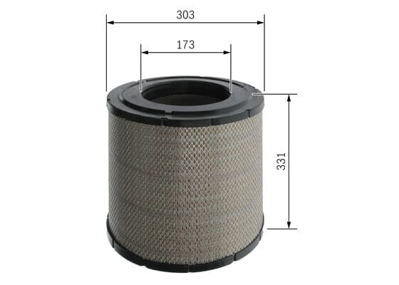 Bosch S 0275 Hava filtresi elemanı, Motor 1