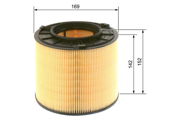 Bosch S 0425 Hava filtresi elemanı, Motor küçük görsel 5