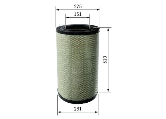 Bosch S 0678 Hava filtresi elemanı, Motor 1