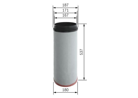 Bosch S 0701 Hava filtresi elemanı, Motor 1