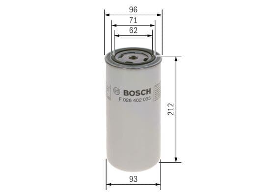 Bosch Filtre Sistemleri Yakıt filtresi değiştirilebilir gövdesi küçük görsel 5