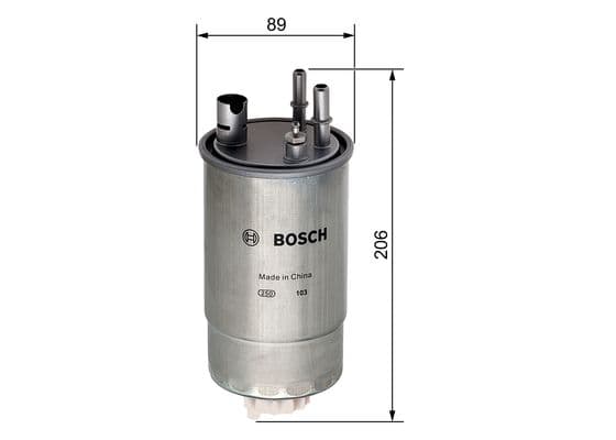 Bosch N 2049 Akaryakıt besleme borusu süzgeci 1