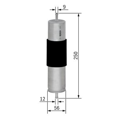 Bosch N 2068 Akaryakıt besleme borusu süzgeci 1
