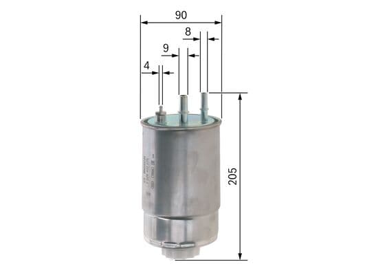 Bosch Filtre Sistemleri Akaryakıt besleme borusu süzgeci küçük görsel 5
