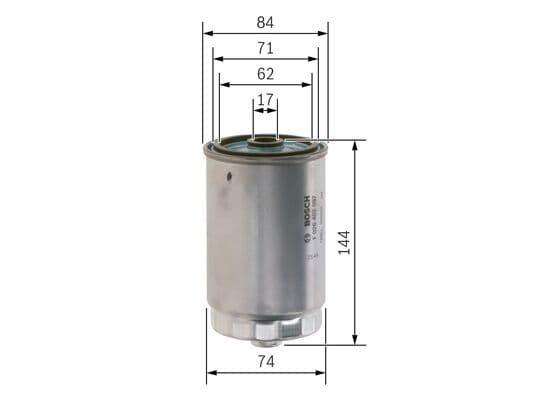 Bosch Filtre Sistemleri Yakıt filtresi değiştirilebilir gövdesi küçük görsel 5