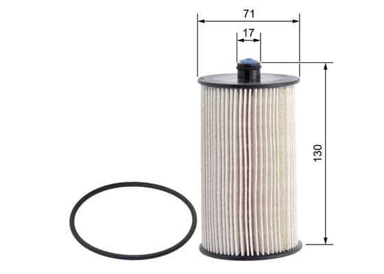Bosch Filtre Sistemleri Yakıt filtresi elemanı küçük görsel 5